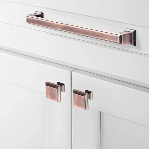 7 And A Half Inch Antique Copper Cabinet Pulls Handles Solid Zinc Alloy Square Drawer Pulls For Kitchen Cabinets Dresser Drawers