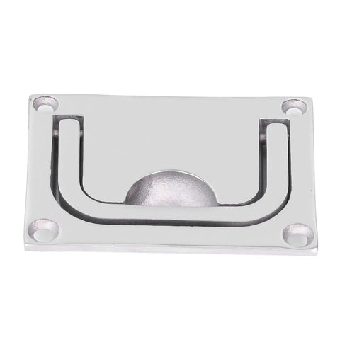 RiToEasysports stainless steel central console door elevation button, 3.8 x 2.7 in, marine-grade 316 steel for automotive interiors