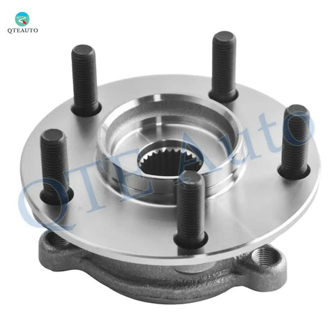 Close-up of a front wheel hub bearing assembly for 2014 to 2018 Mazda 3, highlighting durable construction and direct fit design.
