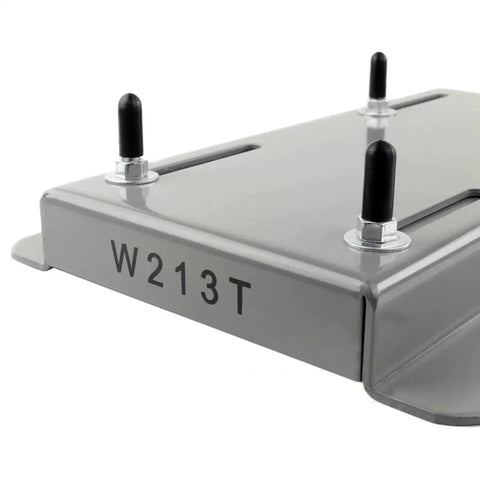 213T Frame Electric Motor Base Mount With Adjustable Slide Plate for universal mounting on any flat surface, close-up view.