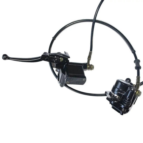 Rear Hand Hydraulic Disc Brake Master Cylinder Caliper Assembly With New Brake Pads For 50cc To 250cc ATVs Quads Fits Tao Tao SunL