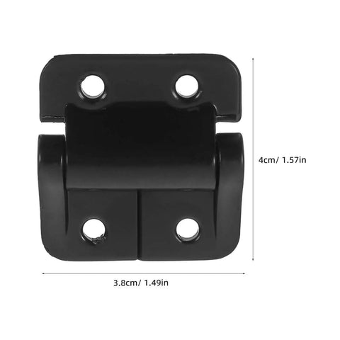 Torque Cabinet Hinges Black Zinc Alloy 1.8Nm Small Adjustable Closing Hinges For Bathroom And Kitchen Cabinet Doors Replacement