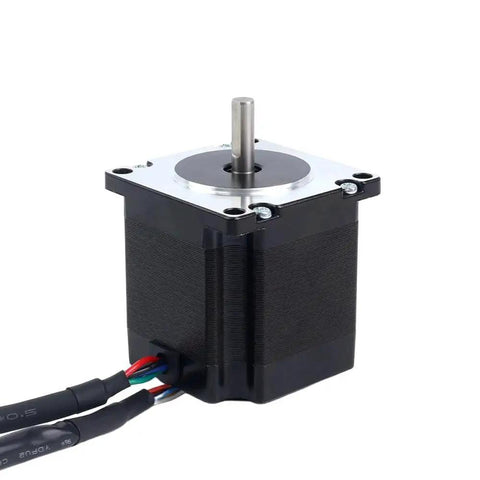 Front view Compact Nema 23 Closed Loop Stepper Motor With Magnetic Encoder 1000 PPR And 4000 CPR, 1.20 Nm Holding Torque