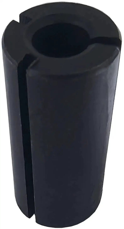 Close-up view of a 1/2-3/8 reducer sleeve from the Router Collet And Nut Set With Reducer Sleeves 6 Piece Kit Includes 1/4 Inch 1/2 Inch And 12 mm Collets 1/2-3/8 Reducer 12.7-6Mm And 12.7-8Mm Adapters Built For DIYers And Pros Fits Popular Router Models.