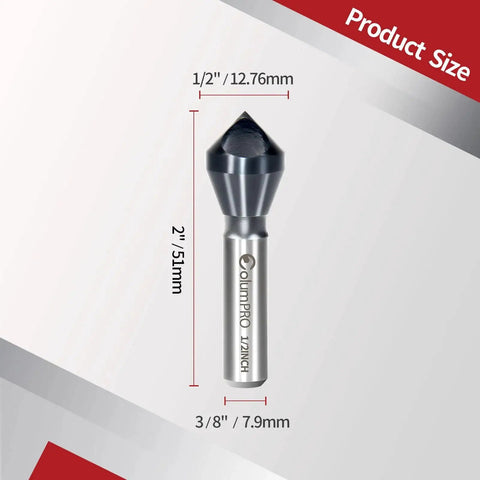 Pro Grade Beast Heavy Duty Cobalt TiAlN Coated Single End Countersink Chamfer Tool 82 Degree Bit For Metal Stainless Steel Copper