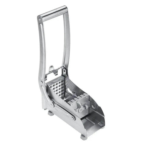 Stainless Steel Potato Cutter And French Fry Cutter Veg Slicer With 36 Hole And 64 Hole Blades Two Interchangeable Blades Non Slip Handles