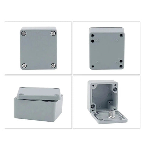 Rugged Outdoor IP67 Cast Junction Box For Industrial Electrical Projects With Hinged Cover And Mounting Plate Explosion Proof Enclosure