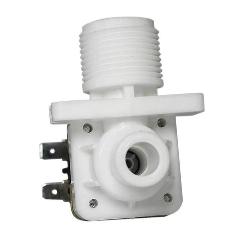 Three Quarters Inch Water Inlet Solenoid Valve AC 110V normally closed right angle thread plastic body for home appliances
