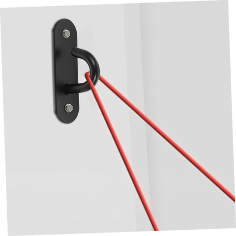 Stainless Steel Wall Mount Exercise Strap Anchors 3 Pack For Resistance Bands Heavy Duty Safety Hooks Indoor Outdoor Gym