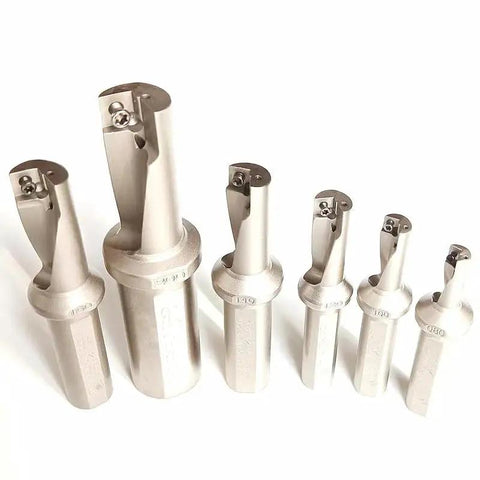 Set of Multifunction U Drill For CNC Lathe With Internal Cooling 8mm To 20mm Range Direct Drilling Turning Boring And Cutting