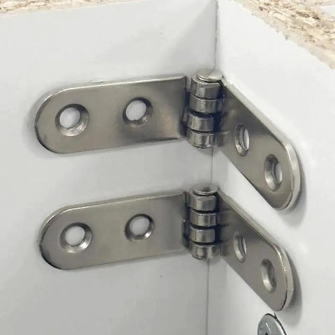 Foldable 180 Degree Rounded Corner Buffer Hinge For Wooden Box And Cabinet Doors Metal Rotating Flap Hinge Durable Rust Resistant