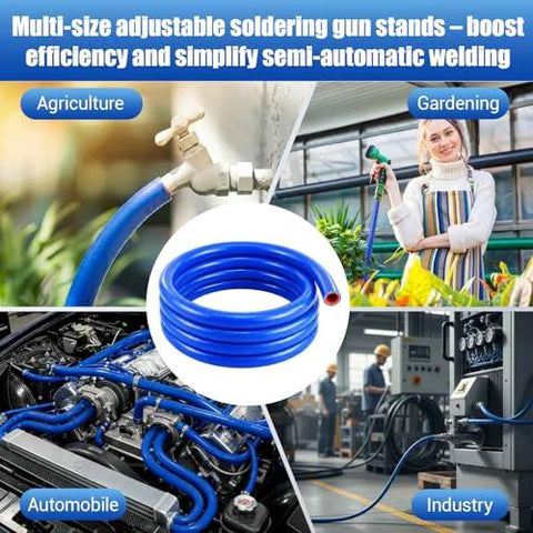Outus blue silicone heater hose, 3/4 in ID, 10 ft roll for automotive coolant systems.