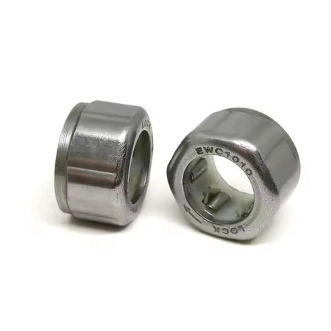 Two metal one-way clutch needle roller bearings, 12x18x9 mm