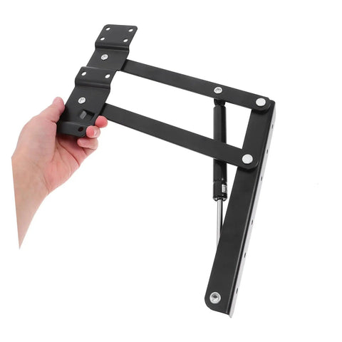 Heavy Duty Lift Up Hinge Self Closing Spring Hinges 1 Pair For Drop Leaf Tables Cabinets Easy Install Folding Lid Support