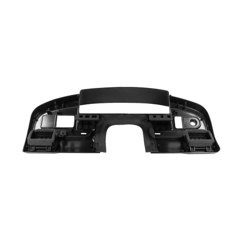 Front view of Diesel Instrument Dash Cluster Bezel for 1994-1997 Ford F-250 F-350 Super Duty, black ABS plastic