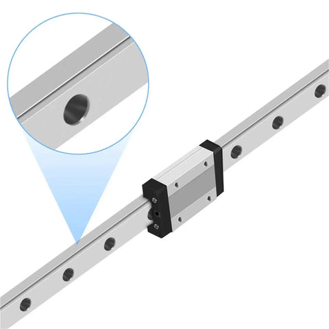 Mini Linear Guide Rail Slide Carriage For CNC Laser Engraving Machine MGN12H Compatible 250mm With Block Pro Grade Linear Motion Guide