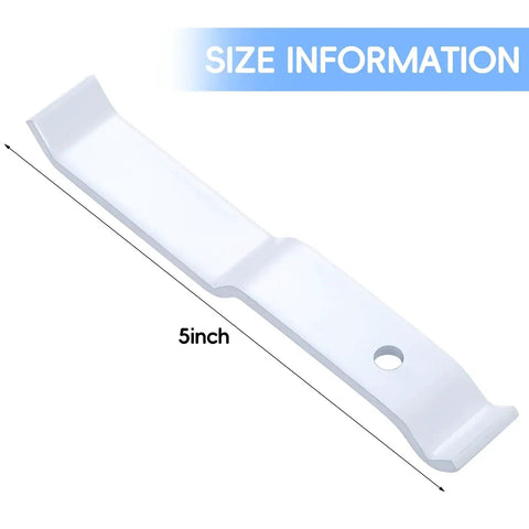 5-inch bracket from 4 Pack Ventilated Wire Shelf Corner Brackets For Closet Shelving Epoxy Coated Steel 3 Wire Corner Supports