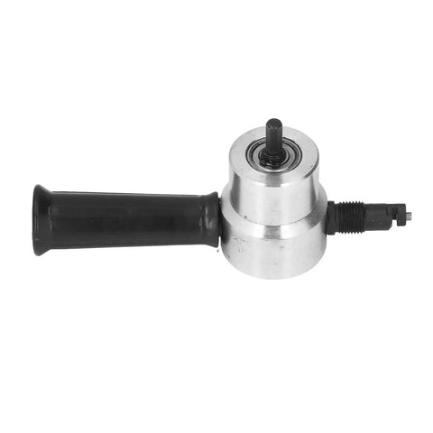 Beast Pro Grade Dual Head Electric Metal Nibbler Cutter for stainless steel, aluminum, iron with adjustable cutting heads, side view