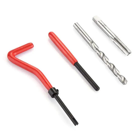25-Piece M7 X 1.0mm Thread Repair Kit With Insert Set For Auto Repair And Engine Work Pro Grade Heavy Duty High Speed Steel Tools