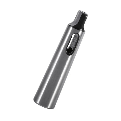 Morse taper drill sleeve adapter MT1 to MT2, silver metal, high-concentricity chuck sleeve
