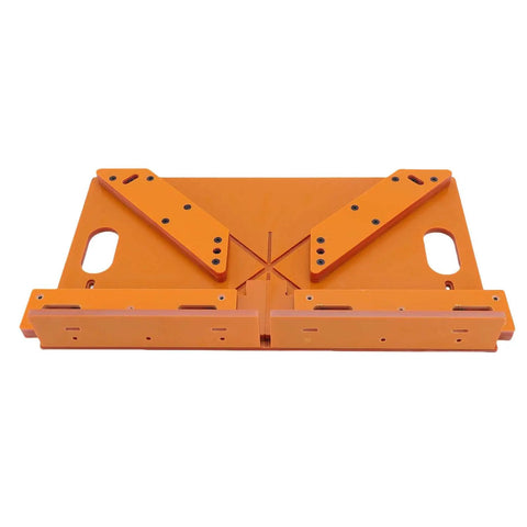 45 Degree Miter Cutting Jig For Door Frame Trim Cut Guide, Pro Grade Woodworking Tool With Durable Phenolic Board, Easy Install