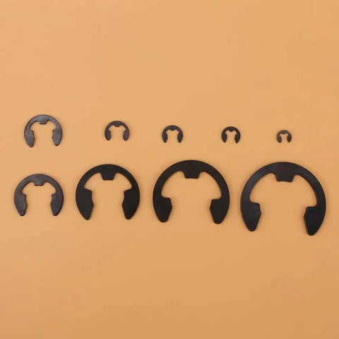 300 Piece Circlip Assortment Set With External 304 Stainless Steel Retaining Clips For Axles And Shafts Nine Sizes