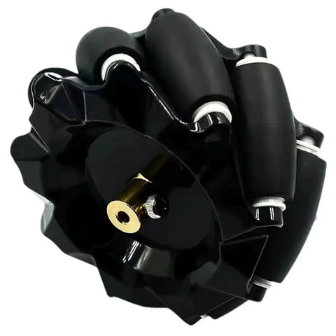 All Purpose Axle Tool For Omni Wheels And TT Motors For Smart Carts Mobile 48mm 60mm 80mm 97mm wheel close-up view.