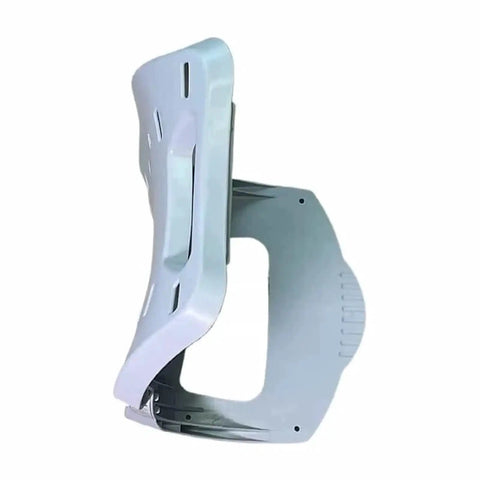 Beefed-Up Heavy Duty Nylon Back Plate Replacement for BR700 BR600 BR550 BR500 Blowers, side view of durable rear panel