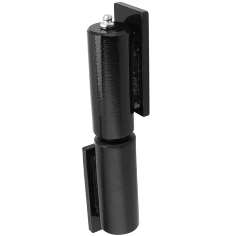Beefy 7 Inch Barrel Style Gate Hinges For Weld On Install 4 Piece Pack With Ball Bearing Pivot 2 Pairs Heavy Duty Swing Gate Hinges Black