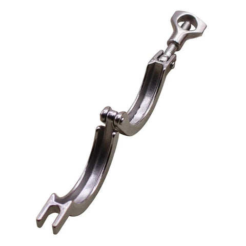 DERNORD stainless steel 304 single-pin tri-clamp with wing nut for 1.5 in TC ferrule