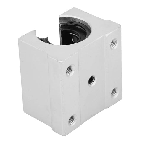 Side view of SBR16UU Aluminum Linear Motion Ball Bearing Slide Block for high speed high precision equipment, showing aluminum housing.