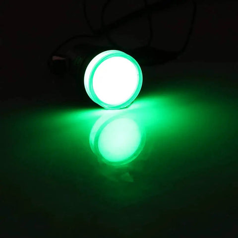 Illuminated Green Indicator Light 110 Volt AC DC 22mm Panel Mount for Electrical Control Panels HVAC DIY Projects