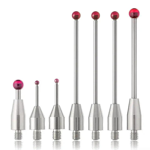 CMM Test Touch Probe Stylus With Threaded Shank For CNC Measurement Machines Lightweight Carbide Rod Delivers Stable Readings Across Temperature Change Anti Collision Protection Pro Grade Inspection Tool A5003 Series