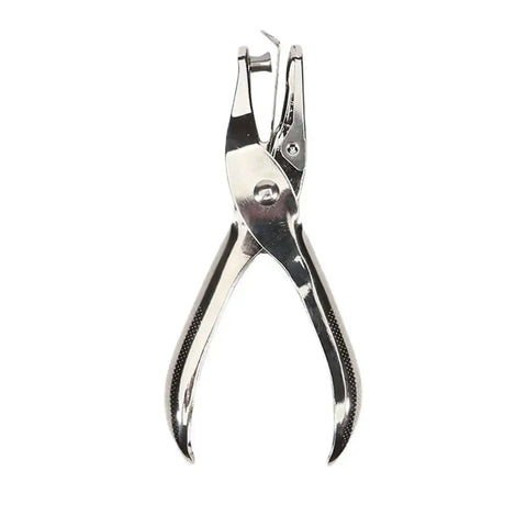 Metal Handheld Hole Puncher With 3Mm And 6Mm Circular Holes, Punches Up To 8 Sheets Of A4 Paper, Durable Steel Build, Portable