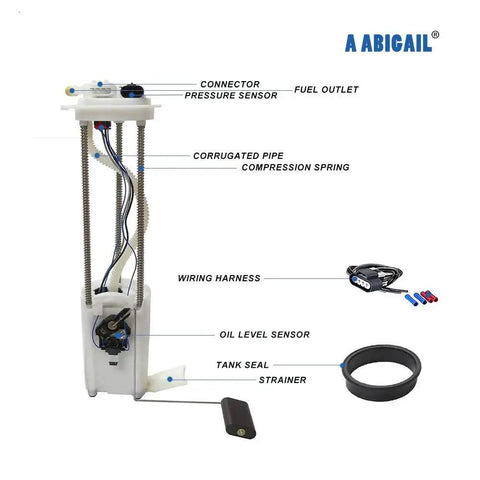 Heavy Duty Fuel Pump Module With Sending Unit And Fuel Pressure Sensor For Chevy Silverado GMC Sierra 1999 2004