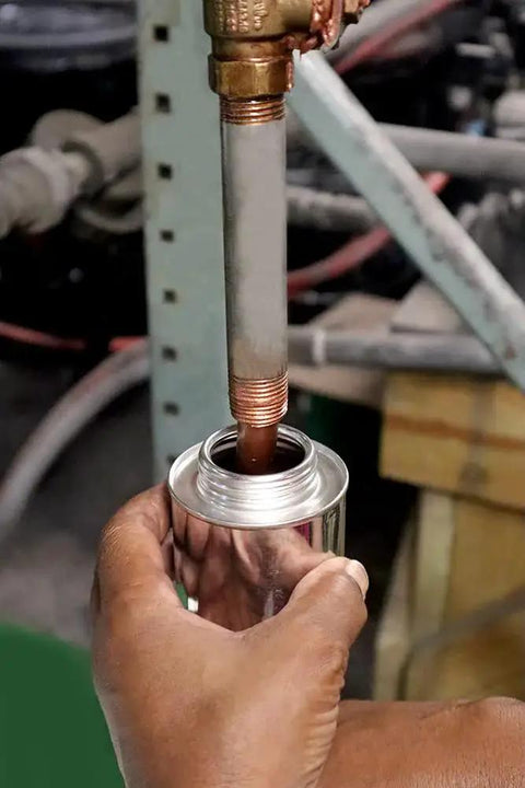 Applying Liquid O Ring Copper Anti Seize Lubricant For High Temperature Gaskets And Threaded Parts Up To 1800 Fahrenheit Lead Free