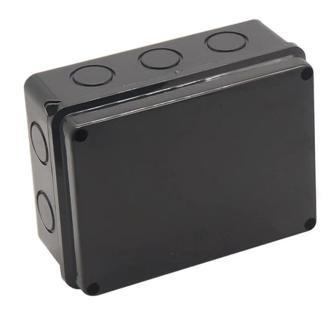 Black IP65 Waterproof Dustproof Junction Box ABS Plastic DIY Electronic Case For Indoor Outdoor Use 150x110x70mm