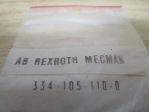 Plastic packaging with part number 334-105-110-0 related to Exhaust Choke Silencer For Pneumatic And Hydraulic Equipment One Eighth Inch Fine Thread One Inch Length Replacement Part 3341051100 Durable Precision Fit For Industrial Machinery.