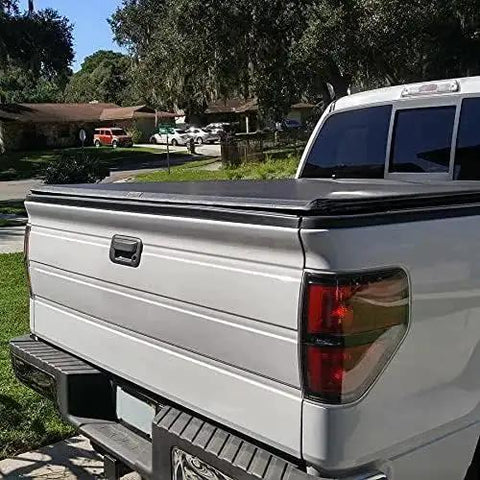 Ford F150 Tailgate Molding Cap Replacement 2009 To 2014 Styleside PP Plastic installed on truck