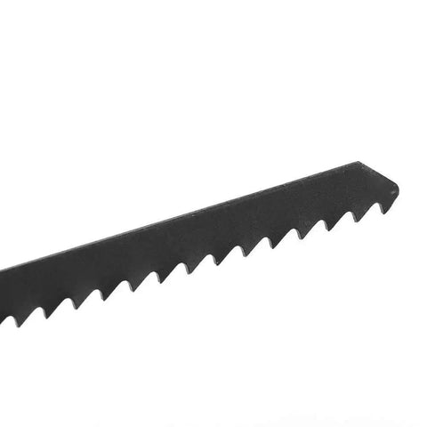 Close-up of cutting blade for Dual Head Sheet Nibbler Metal Cutter For Drill Power Nibbler Tool That Eats Through Iron and Stainless Steel.