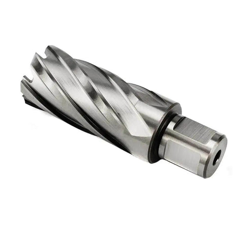 Annular Cutter For Magnetic Drill Press 1-1/16 Inch Diameter With 2 Inch Cutting Depth 3/4 Inch Weldon Shank Two Flats And Pilot Pin