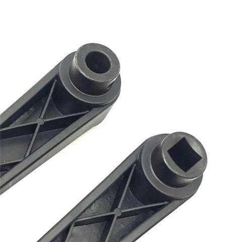 4 Inch Nylon Crank Handle For Drill Press Revolving Handle With Round Or Square Installation Hole, Top View