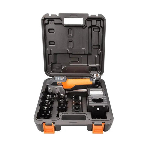 Cordless Power Flaring Tool For Copper Pipe Three Quarter Inch OD Rechargeable in carrying case with accessories