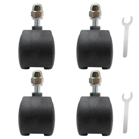4 Pcs Wheel Pulley Caster Wheels For Electric Heaters Omni Directional Swivel Casters Replacement Durable Plastic Wheel Set