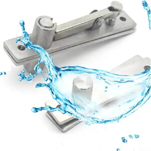 Built Tough Stainless Steel Pivot Door Hinge With 360 Degree Swivel And Invisible Floor And Ceiling Mount