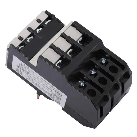 Heavy Duty Thermal Overload Relay 9-13A Adjustable Motor Protector with reset buttons and indicator, compatible for industrial equipment