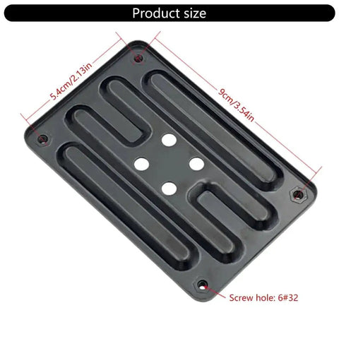 CPU Water Block Backplate For High Performance Water Cooling Install Panel, durable iron, 9x5.4cm