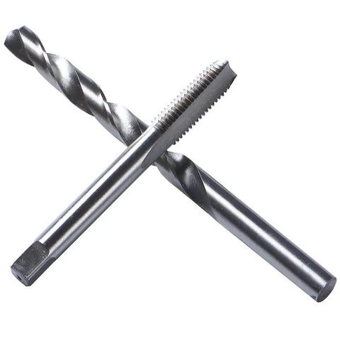 Stainless Steel M8x1.25 Thread Repair Kit With Inserts Drill Bit Tap And Install Tool Pro Grade Auto Repair Set for Restoring Stripped Threads Lug Breaker Included 30 Piece - Drill Bit and Tap