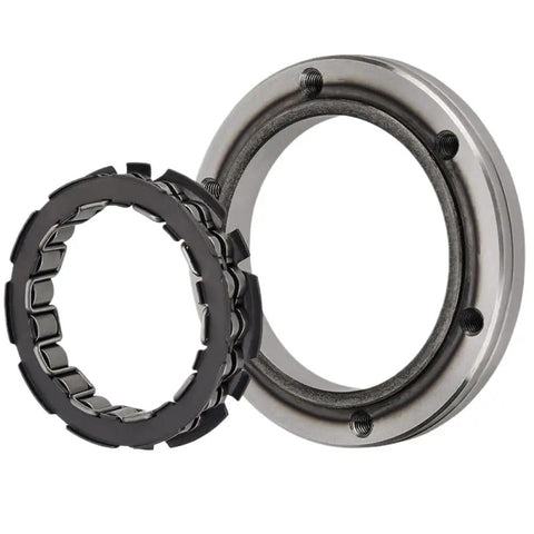 Starter Clutch Bearing 70140471A Direct Replacement For Select Motorcycle Models Including 1100 V4 S Anniversario 916 Corse SP Speciale One Way Engagement For Quick Easy Crank And Smooth Start showing internal components