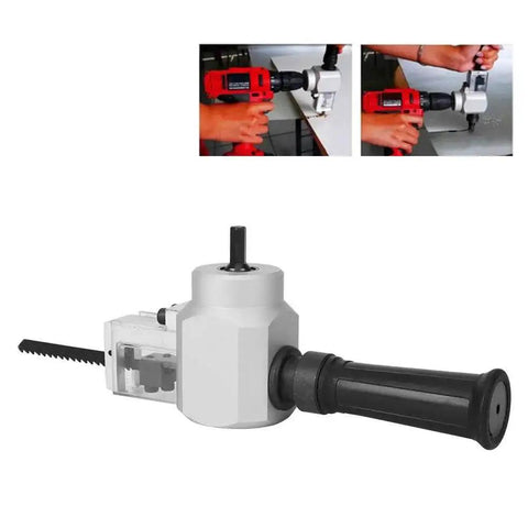 Double Head Sheet Metal Nibbler Attachment for Electric Cutter with wrench attachment
